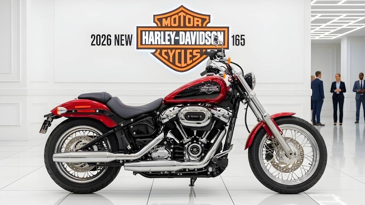 Harley-Davidson C165 2026 Brings 65HP Liquid-Cooled V-Twin, TFT Display, and 395lb Agile Cruiser Under $10,000