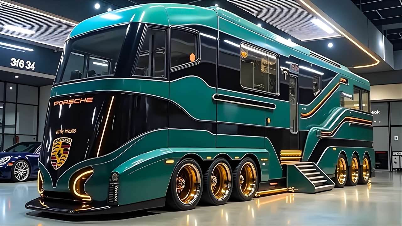 2026 Porsche RV Combines Performance DNA With Luxury Living Space And Next Gen Technology Features